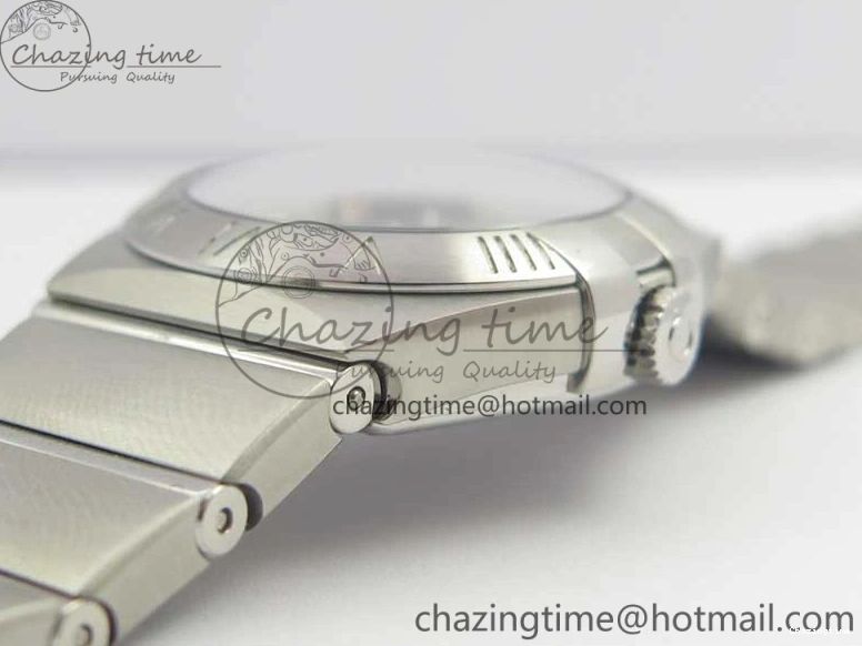 0402 Constellation Ladies 27mm ZF 1:1 Best Edition SS Blue MOP Dial on SS Bracelet ETA Quartz Youthful 7942